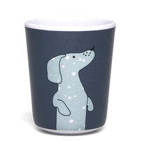 Cup No Handle, Sausage Dog Home Meal Time Cups & Mugs Sininen Smallstuff