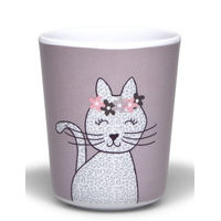 Cup No Handle, Cat Home Meal Time Cups & Mugs Vaaleanpunainen Smallstuff