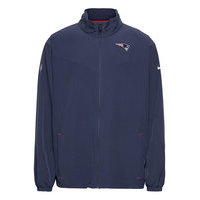 New England Patriots Nike Woven Fz Jacket Ohut Takki Sininen NIKE Fan Gear