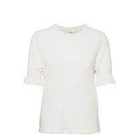 Objwarina S/S Top T-shirts & Tops Short-sleeved Valkoinen Object