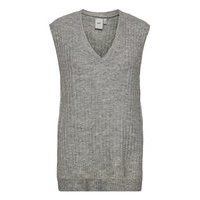 Ihamara Wa Rib Vests Knitted Vests Harmaa ICHI