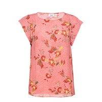 Jennasz Adele Top Animal Paisley Pr T-shirts & Tops Short-sleeved Vaaleanpunainen Saint Tropez