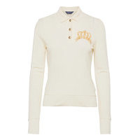 D1. Crown Embroidery Polo Pique T-shirts & Tops Polos Kermanvärinen GANT