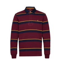 Rugby Shirt Polos Long-sleeved Punainen Joules