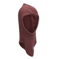 Wool Fullface - Solid W. Windstop Accessories Headwear Balaclava Ruskea Mikk-Line