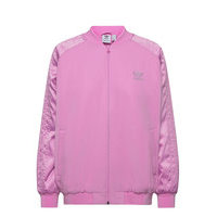 2000 Luxe Bomber Jacket W Bombertakki Vaaleanpunainen Adidas Originals, adidas Originals