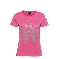 T-Shirt T-shirts & Tops Short-sleeved Vaaleanpunainen Just Cavalli