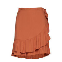 Kimmy Skirt Skirts Wrap Skirts Oranssi Second Female