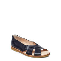 Sandals - Flat - Open Toe - Op Shoes Summer Shoes Flat Sandals Sininen ANGULUS
