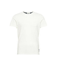 T-Shirt With T-shirts Short-sleeved Valkoinen Tom Tailor
