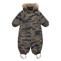 Hmlmoon Snowsuit Outerwear Snow/ski Clothing Snow/ski Suits & Sets Vihreä Hummel