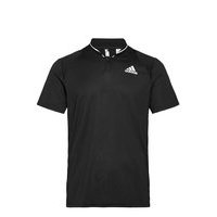 Club Rib Polo Shirt Polos Short-sleeved Musta Adidas Performance, adidas Performance