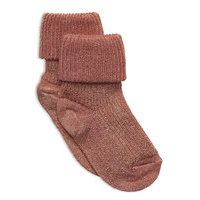 Ida Glitter Socks Socks & Tights Socks Ruskea Mp Denmark, mp Denmark