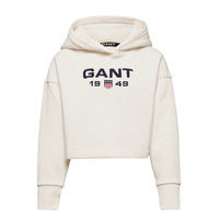 D1. Gant Retro Shield Hoodie Huppari Valkoinen GANT