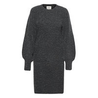 Kalliroi Knit Dress Dresses Knitted Dresses Harmaa Second Female