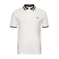 Contrast Collar Pique Polos Short-sleeved Valkoinen Fred Perry