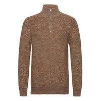 Half-Zip Sweater In Multi Color Knitwear Half Zip Jumpers Ruskea Revolution