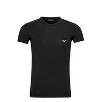 Men'S Knit T-Shirt T-shirts Short-sleeved Musta Emporio Armani