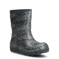 Thermal Boot - Glitter Shoes Rubberboots Lined Rubberboots Harmaa Mikk-Line