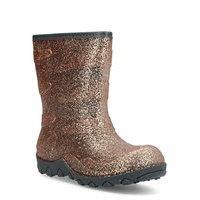 Thermal Boot - Glitter Shoes Rubberboots Lined Rubberboots Ruskea Mikk-Line