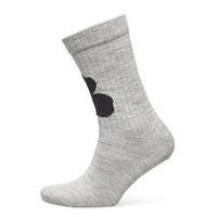 Kuusi Unikko Placement Socks Lingerie Socks Regular Socks Harmaa Marimekko