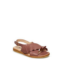 Sandals - Flat Shoes Summer Shoes Flat Sandals Vaaleanpunainen ANGULUS