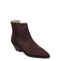 Hunter Ankle Boot Suede 195 Shoes Boots Ankle Boots Ankle Boot - Heel Ruskea Royal RepubliQ