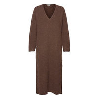 Favine Dresses Knitted Dresses Ruskea By Malene Birger