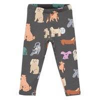 Leggings Aop Dogs Animals Frie Leggingsit Monivärinen/Kuvioitu Lindex