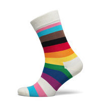 Pride Stripe Sock Underwear Socks Regular Socks Monivärinen/Kuvioitu Happy Socks