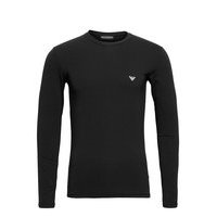 Men'S Knit T-Shirt Base Layer Tops Musta Emporio Armani
