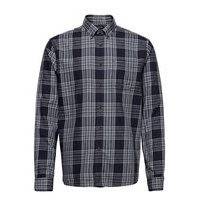 Peter Lt Flannel Checked Shirt Paita Rento Casual Musta Lexington Clothing