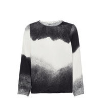 Polulla Pilvi Shirt T-shirts & Tops Long-sleeved Musta Marimekko