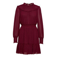 Clip Jqd Smocked Dress Lyhyt Mekko Punainen Michael Kors