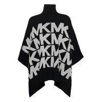 Over Mk Logo Poncho Sadeviitta Poncho Sadevaatteet Musta Michael Kors