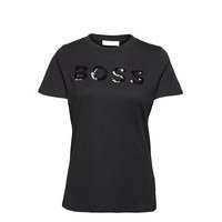 C_elogo_4 T-shirts & Tops Short-sleeved Musta BOSS