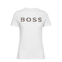 C_elogo_4 T-shirts & Tops Short-sleeved Valkoinen BOSS