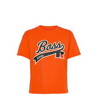 C_evarsy_ra T-shirts & Tops Short-sleeved Oranssi BOSS