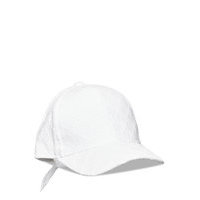 Cap Roundpeak Emb Anglaise Accessories Headwear Caps Valkoinen Lindex