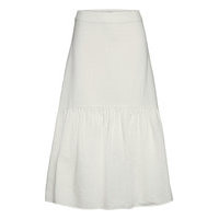 Skirt Florence Polvipituinen Hame Valkoinen Lindex