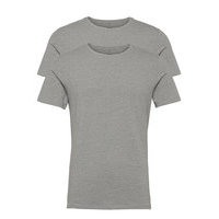 Dintonbh Crew Neck Tee 2-Pack Noos T-shirts Short-sleeved Harmaa Blend