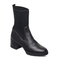 Jese_nf Shoes Boots Ankle Boots Ankle Boot - Heel Musta UNISA