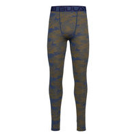 Camo Merino Wool Pants Base Layer Bottoms Sininen Bula