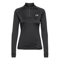 Women'S 1/2 Zip Sweat Outerwear Sport Jackets Musta Newline