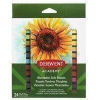 Derwent Academy Soft -pastelliliidut, 24 kpl