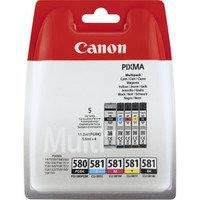Canon PGI-580/CLI-581 -mustekasettipakkaus, 5 väriä