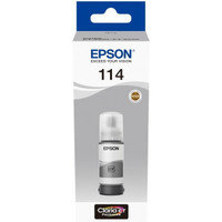 Epson 114 EcoTank -mustepullo, harmaa
