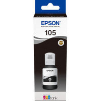 Epson 105 EcoTank -mustepullo, musta