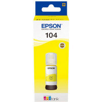 Epson 104 EcoTank -mustepullo, keltainen