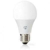 Nedis SmartLife Wi-Fi-LED-älylamppu E27, valkoisen sävyt/RGB, 806 lm